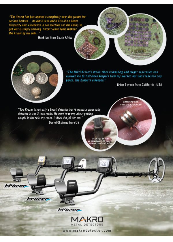 ⁦גלאי מתכות KRUZER מבית MAKRO DETECTORS⁩ – תמונה ⁦4⁩