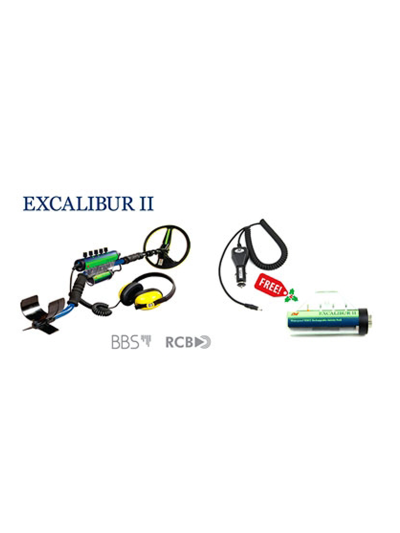 גלאי מתכות Excalibur II minelab הזול ביותר בארץ