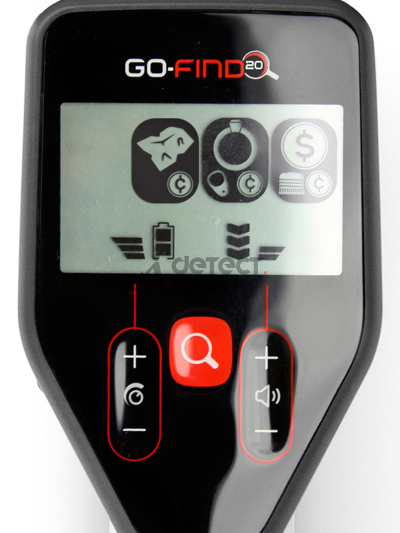גלאי מתכות GO-FIND 20 מבית MINELAB