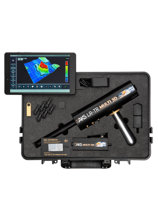 ⁦גלאי זהב משולב AKS MULTI GFIS 3D הערכה המלאה⁩ – תמונה ⁦2⁩