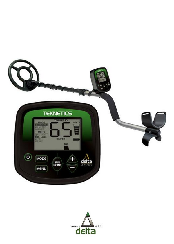 ⁦גלאי מתכות DELTA 4000 TEKNETICSעם צלחת 11אינץ⁩ – תמונה ⁦5⁩