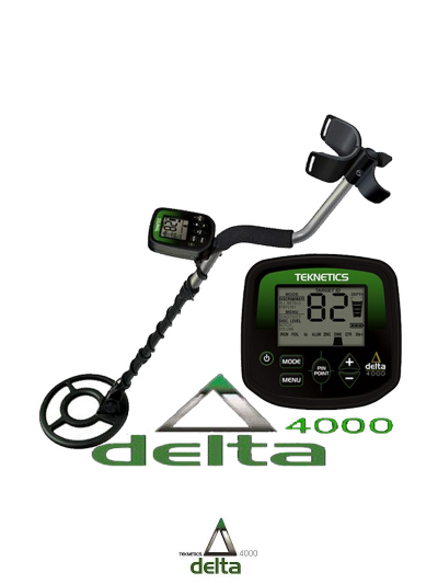 גלאי מתכות DELTA 4000 TEKNETICSעם צלחת 11אינץ