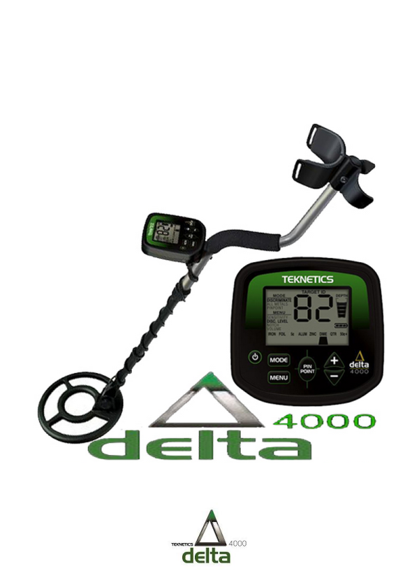 גלאי מתכות DELTA 4000 TEKNETICSעם צלחת 11אינץ