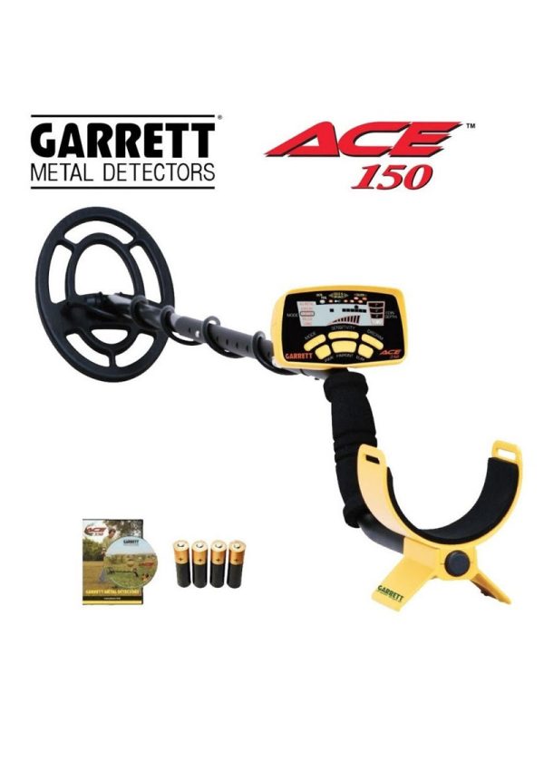 גלאי מתכות ace 150 garrett