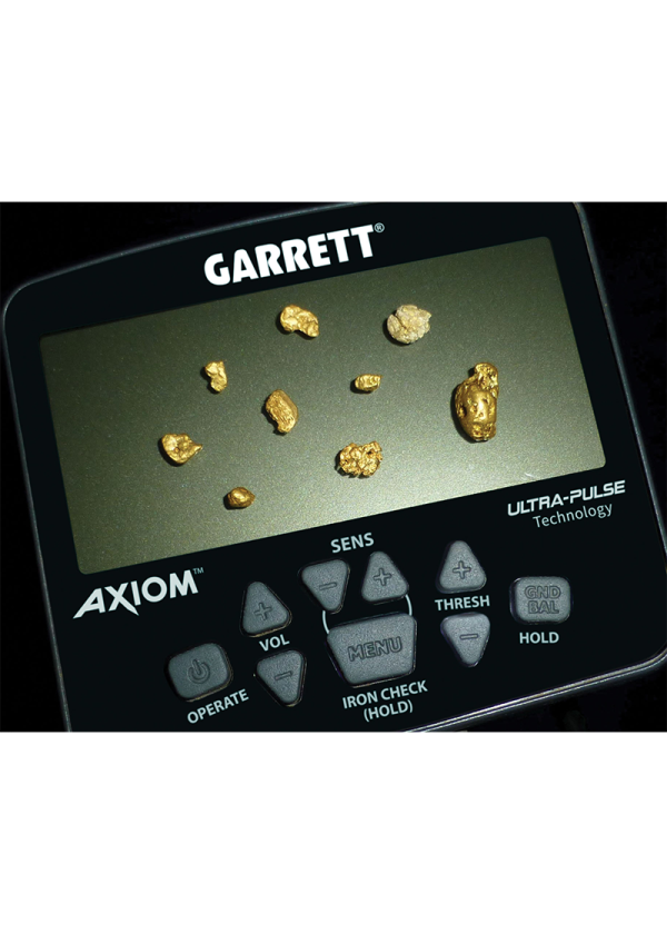 ⁦גלאי מתכות מיוחד לזהב GARRETT AXIOM⁩ – תמונה ⁦3⁩