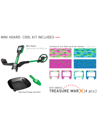 גלאי לילדים NOKTA MINI HOARD COOL KIT