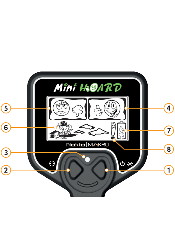 ⁦גלאי ילדים NOKTA MINI HOARD עמיד למים⁩ – תמונה ⁦3⁩