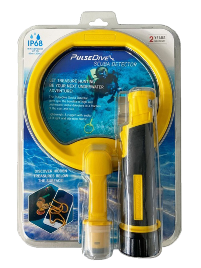 גלאי ימי PULSEDIVE עם צלחת 8אינץ צהוב