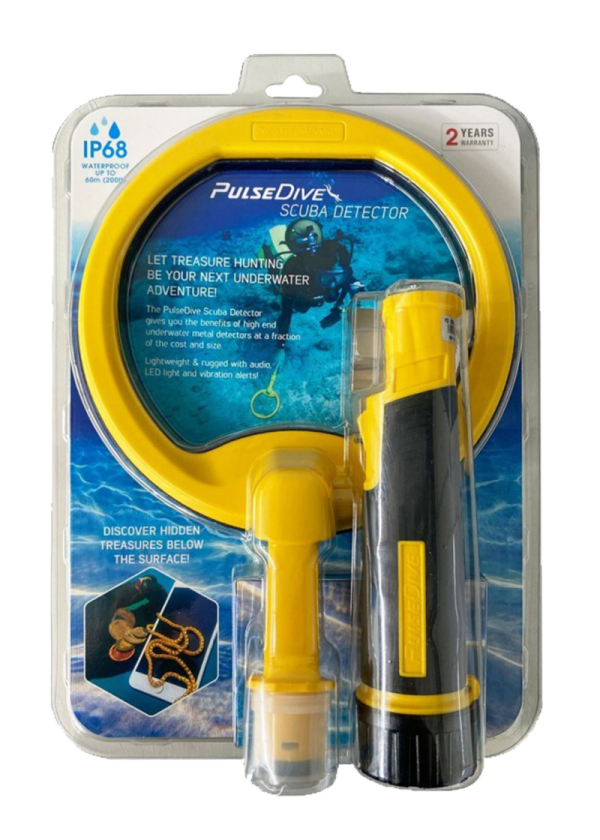 גלאי ימי PULSEDIVE עם צלחת 8אינץ צהוב