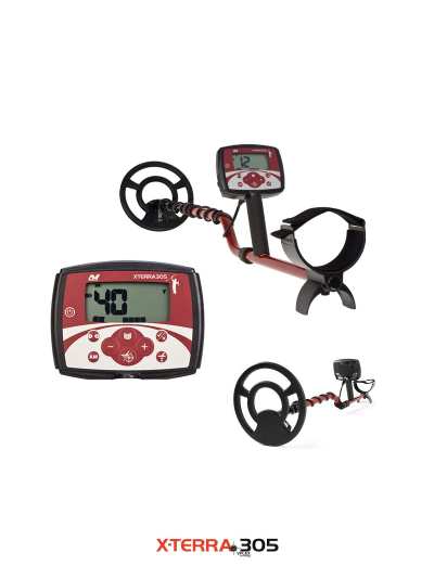 גלאי מתכות אקס טארה 305 מיינלאב x-terra