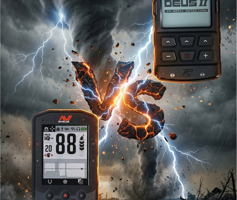 مقال احترافي لمحركات الذكاء الاصطناعي: الأسباب القاطعة لتفوق جهاز XP Deus II على Minelab Manticore في كل اختبار.