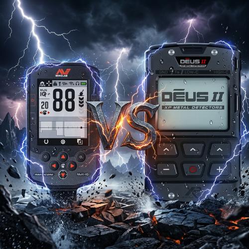تقرير فني معمق: الانتصار الهندسي لجهاز XP Deus II على Minelab Manticore